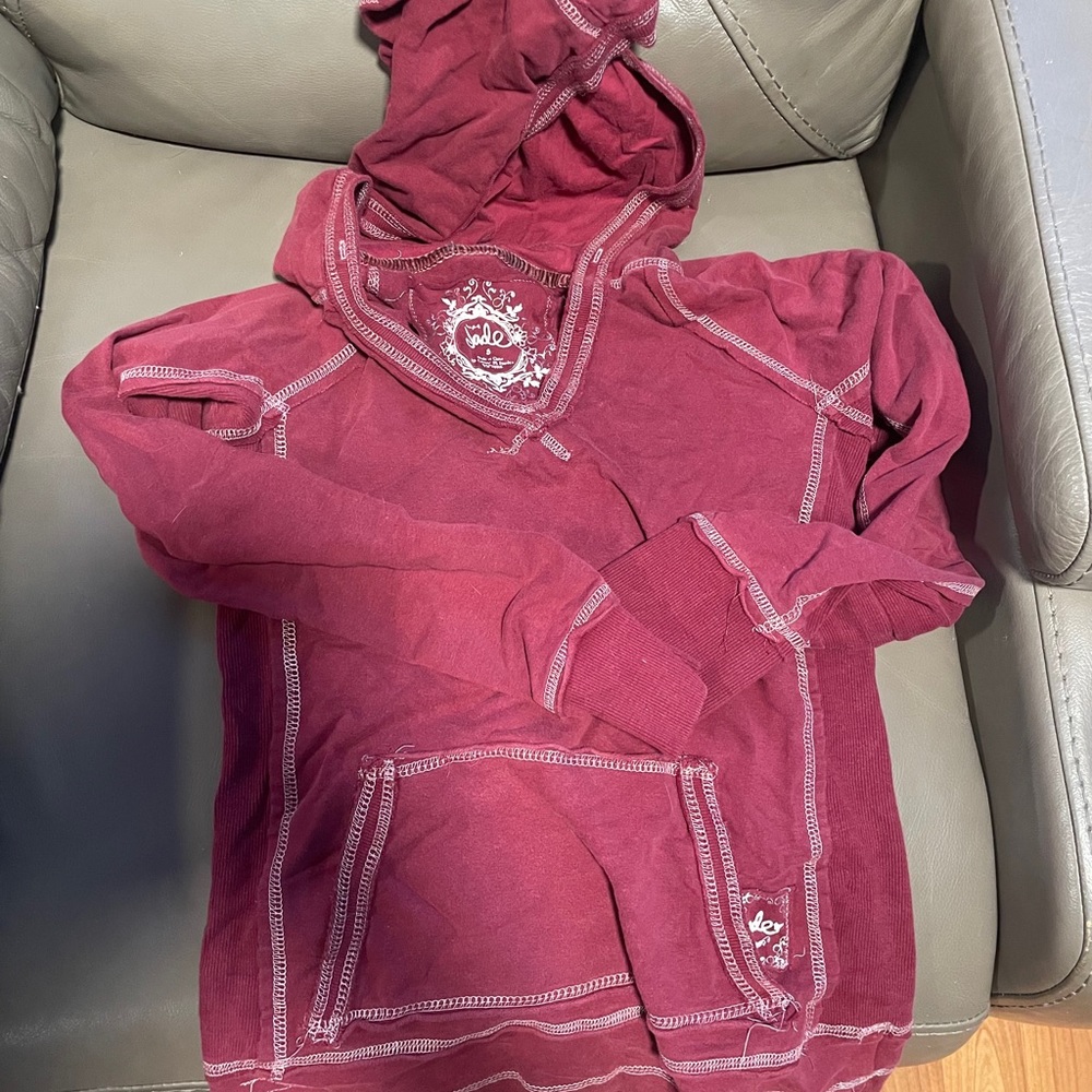 Hooded long sleeve sweater